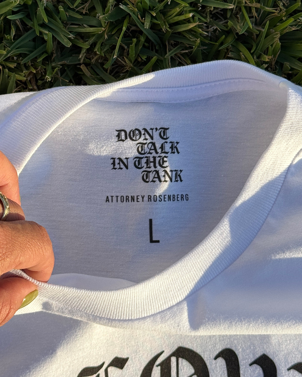 I LOVE LAWYERS - White T-Shirt