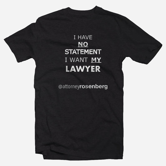 No Statement - Black T-Shirt